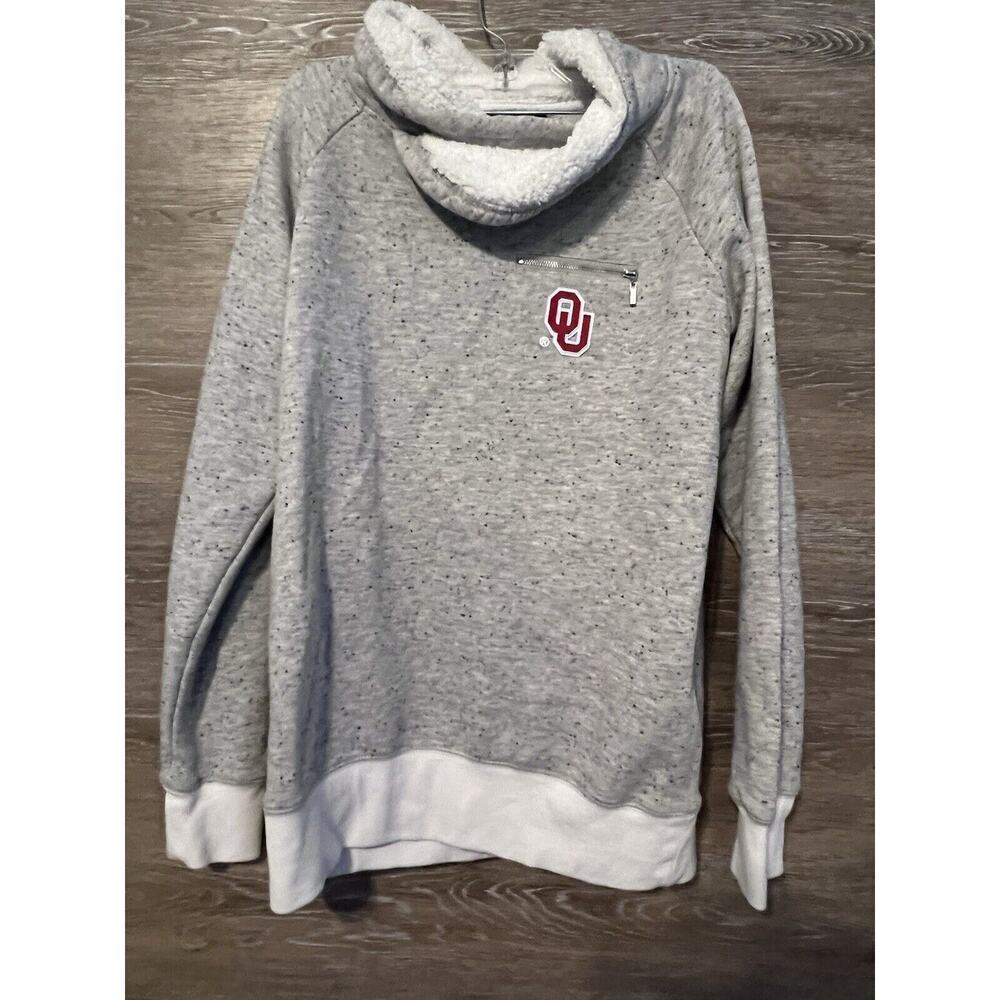 OU Oklahoma Sooners ladies pullover hoodie small smooth fleece lining Size S